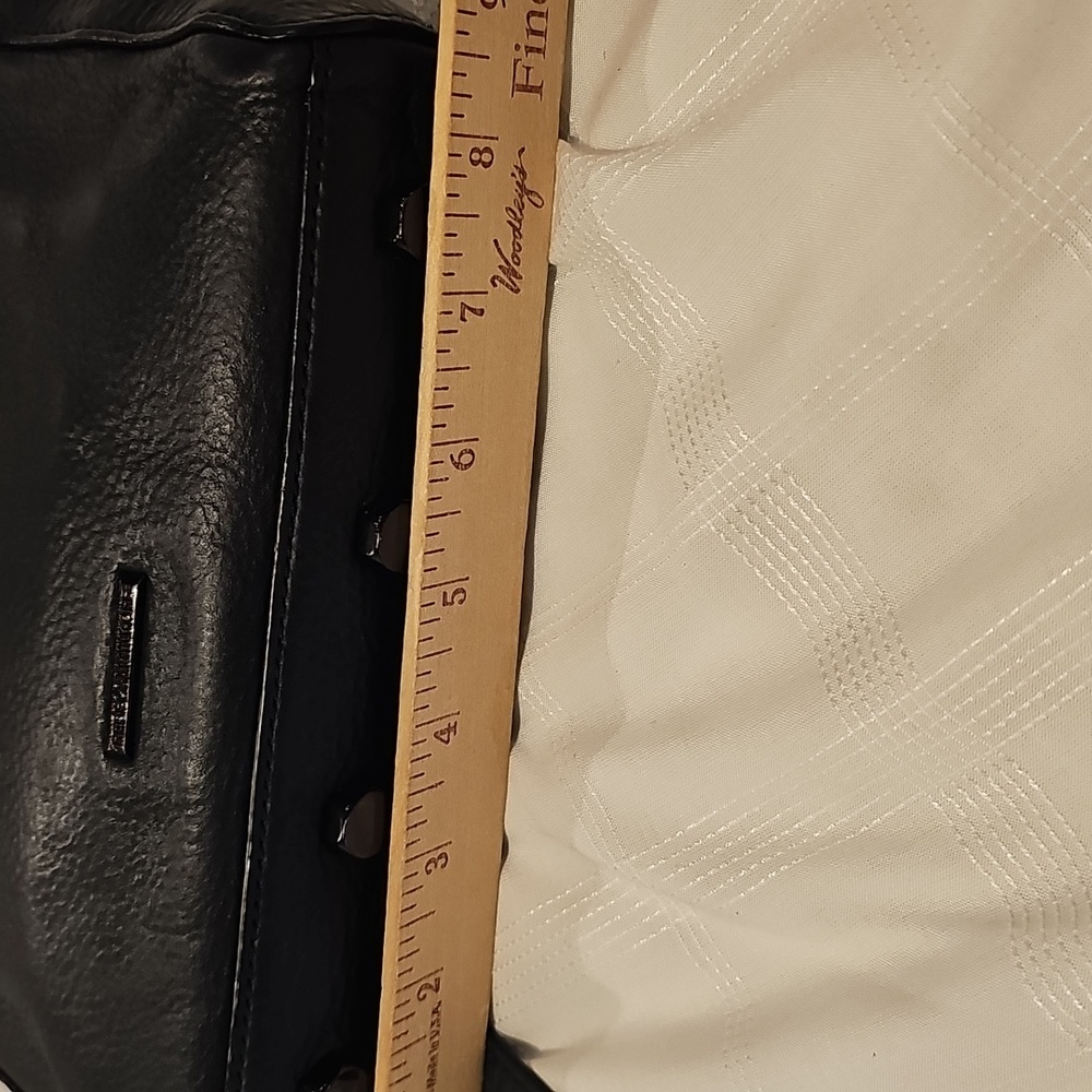 Rebecca Minkoff Black Leather Crossbody Bag Good Condition - Picture 7 of 12